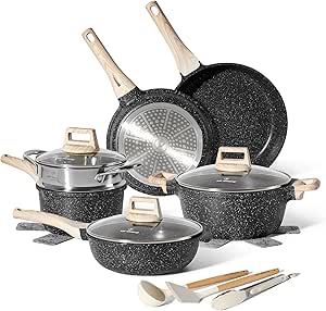JUST Perfeito Bateria de cozinha indução e frigideiras anti-aderente